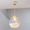 Suspension Light with White Milk Glass Sphere & Decoration, Italy, Image 2