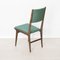 Mid-Century Italian Green Vinyl Dining Chairs, Set of 6 2