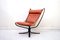Norwegian Falcon Cognac Leather Lounge Chairs by Sigurd Ressell for Vatne Møbler, 1970s, Set of 2, Image 6