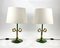 Italian Enamelled Bronze Table Lamps from Valenti, 1970s, Set of 2 4