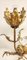 Schmiedeeisen Blattgold Wandlampe. Frankreich, 1970er 2