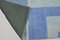Alfombra Kilim Pachy antigua en azul, Imagen 10