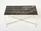 French Bamboo Brass Portor Marble Coffee Table from Maison Jansen, 1960s 5