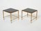 French Iron Black Lacquer End Table by Maison Ramsay, 1950s, Set of 2, Image 14