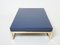 Mesa de centro de latón lacado en azul de Guy Lefevre para Maison Jansen, años 70, Imagen 10