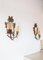 Antique French Wall Lights with Mirror, 19th Century, Set of 2, Image 9