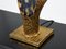 Nefertiti Tischlampe aus Messing & Achat von Henri Fernandez, 1970er 3