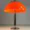 Space Age Lampe in Orange, 1970er 3