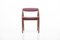 Teak and Purple Dining Chairs, Denmark 1960s, Set of 6, Image 5