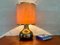 Lampada da tavolo in ottone, anni '70, Immagine 3