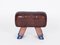 Vintage Leather Pommel Horse or Stool, 1930s, Image 4