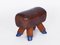 Vintage Leather Pommel Horse or Stool, 1930s, Image 1