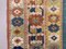 Vintage Turkish Red and Blue Kazak Rug, Image 6