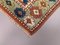 Vintage Turkish Red and Blue Kazak Rug, Image 4