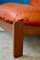 Italian Teak and Leather Armchairs 20