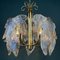 Murano Ice Glass Ceiling Light, Italy, 1970s 10