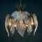 Murano Ice Glass Ceiling Light, Italy, 1970s 8