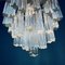 Vintage Cascade Murano Glass Crystal Prism Chandelier from Venini, Italy, 1970s 5