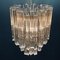 Vintage Cascade Murano Glass Crystal Prism Chandelier from Venini, Italy, 1970s 2