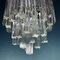 Vintage Cascade Murano Glass Crystal Prism Chandelier from Venini, Italy, 1970s, Image 12