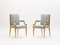 Neoclassical Ash Wood Armchairs by André Arbus, 1940s, Set of 2, Image 10