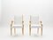 Neoclassical Ash Wood Armchairs by André Arbus, 1940s , Set of 2, Image 6