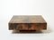 Goatskin Square Parchment Coffee Table by Aldo Tura, 1960s 1