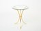 Wrought Iron Glass Table from Roger Thibier Gueridon, 1960s 9
