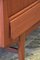 Credenza alta in teak con mobile bar e ante scorrevoli, Immagine 16