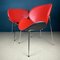 Fauteuils Rouges, Italie, 1990s, Set de 2 3