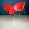 Red Lounge Chairs, Italy, 1990s, Set of 2, Image 3