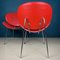 Red Lounge Chairs, Italy, 1990s, Set of 2 9