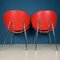 Red Lounge Chairs, Italy, 1990s, Set of 2, Image 10