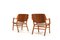 AX-Chairs in Teak by Orla Mølgaard & Peter Hvidt for Fritz Hansen, 1950s, Set of 2 2
