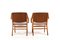 AX-Chairs in Teak by Orla Mølgaard & Peter Hvidt for Fritz Hansen, 1950s, Set of 2 5