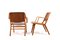 AX-Chairs in Teak by Orla Mølgaard & Peter Hvidt for Fritz Hansen, 1950s, Set of 2, Image 4