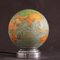 Beleuchteter französischer Vintage Art Deco Globus von Perrina 4