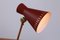 Lampe de Bureau Diabolo Rouge et Laiton par Asea, 1950s 9