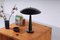 Lámpara de mesa UFO posmoderna en negro de Hala, años 80, Imagen 8