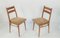 Mid-Century Beige Dining Chairs, Czechoslovakia, 1970s, Set of 2 3