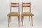 Mid-Century Beige Dining Chairs, Czechoslovakia, 1970s, Set of 2 2