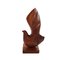 Skandinavische Mid-Century Teak Vogel Skulptur 1