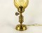 Vintage Gilt Metal and Glass Plafond Table Lamp, 1980s, Image 2