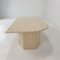 Italian Travertine Coffee Table, 1980s, Image 11