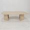 Table Basse en Travertin, Italie, 1980s 14