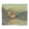 Landscape Chateau Chillon Leman Lake, Switzerland, Late 19th-Century, Oil on Canvas, Image 1