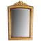 Stucco French Wood Imitation Wall Beveled Mirror, 1920s, Image 1