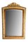 Stucco French Wood Imitation Wall Beveled Mirror, 1920s 2