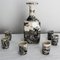 Tazas de licor alemanas de porcelana pintada y jarra de Villeroy & Boch, Imagen 2