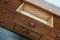 Antiker französischer Eichenholz Apotheker Schubladenschrank 12